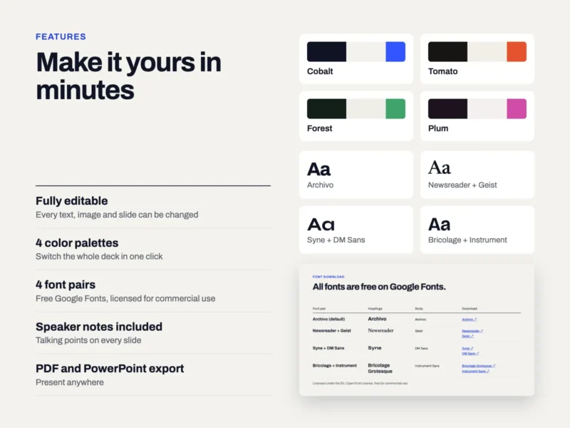 Company Introduction Presentation Template – 27 Editable Slides, 16 Themes (PowerPoint)